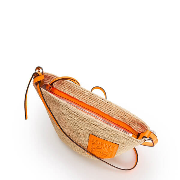 ロエベ 偽物 ポシェットバッグ  ラフィアショルダーバッグ A689W10X03